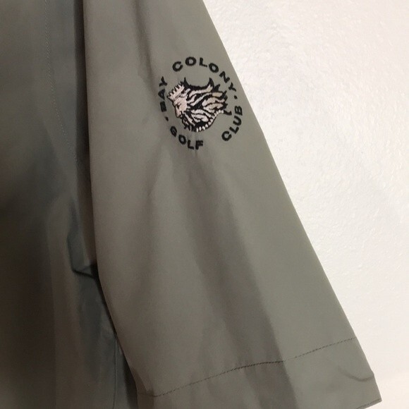 Zero Restriction tour series Golf Reversible Gray Jacket Quarter Zip Sz Small - Picture 9 of 13